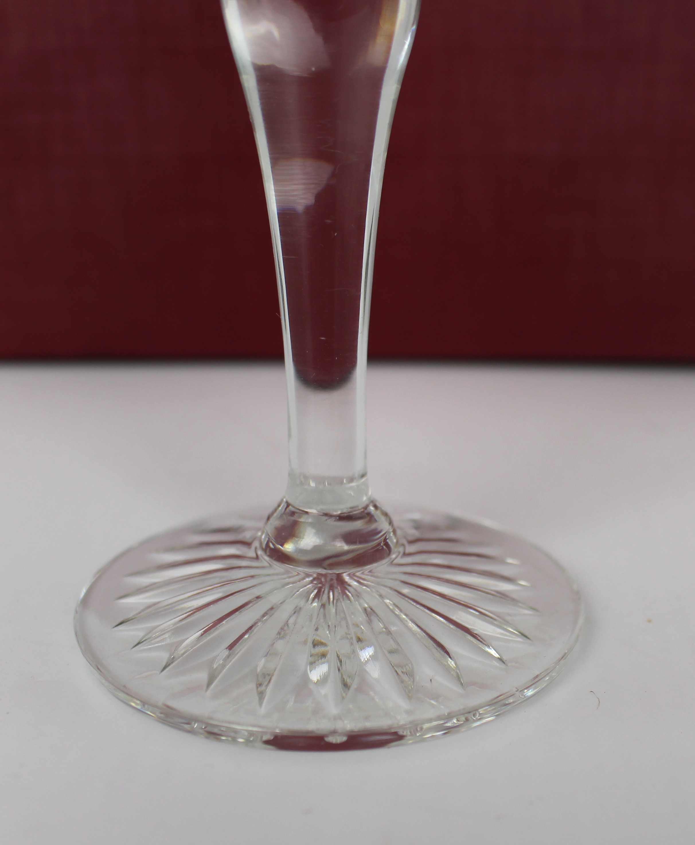 Set of 6 Tudor Crystal Castile Pattern Wine Glasses