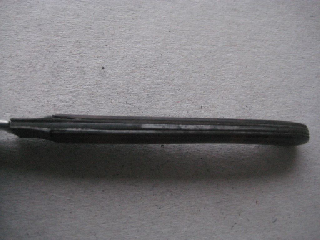 Rare George III Scimitar Silver Bladed Folding Fruit Knife