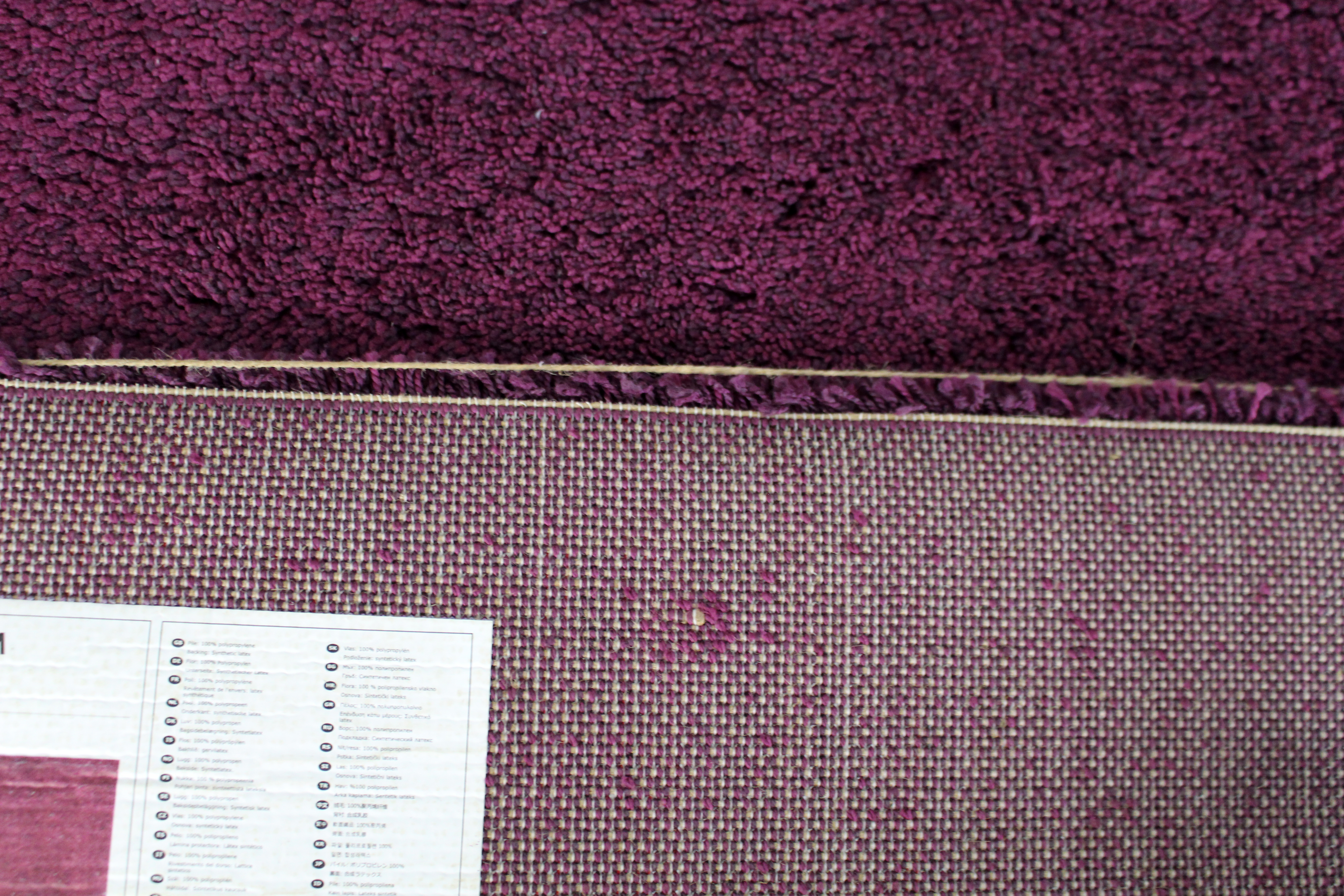 Pair of Ikea Purple Rugs 133 x 195 cm