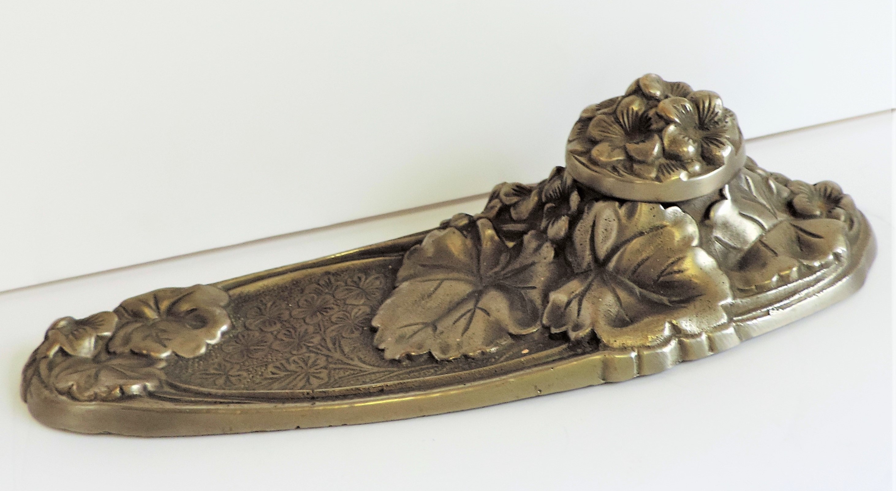 Antique Art Nouveau Inkwell c. 1890's