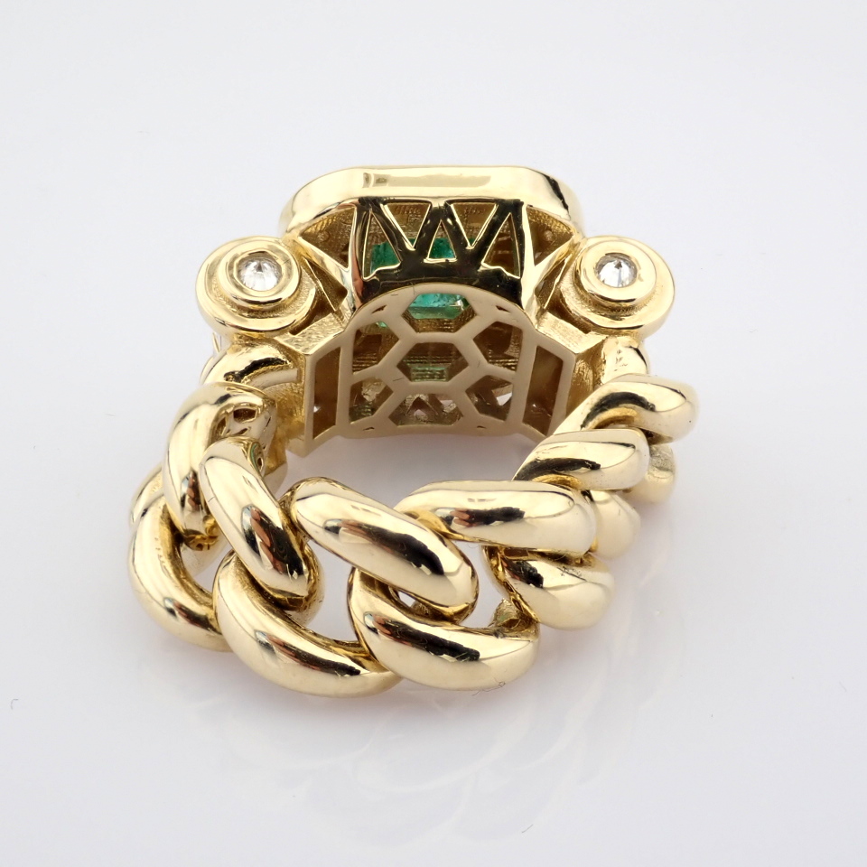 Natural Diamond 14K Yellow Gold Ring