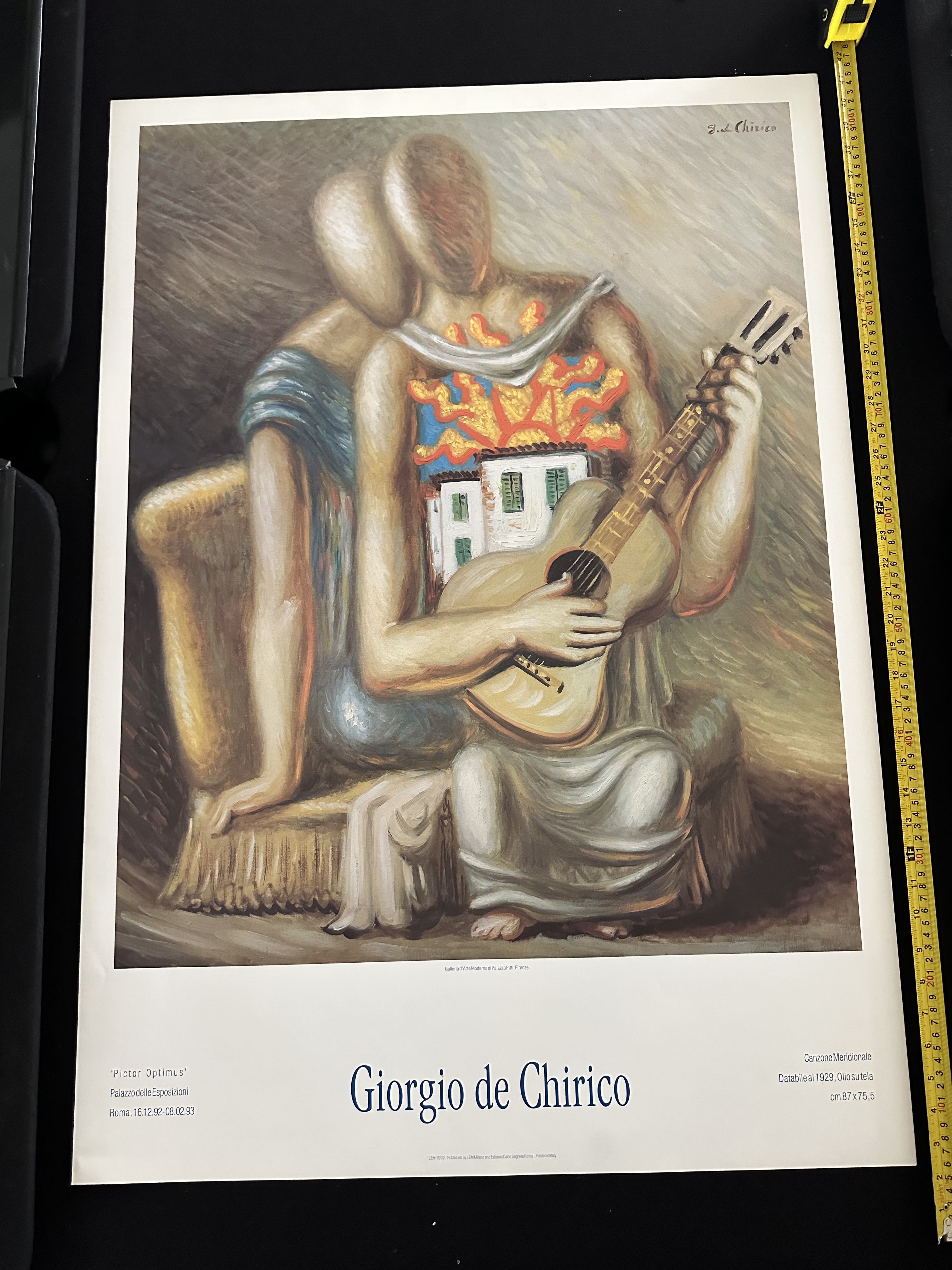 Three x Giorgio Chiricio Posters 1986, 2x 1992