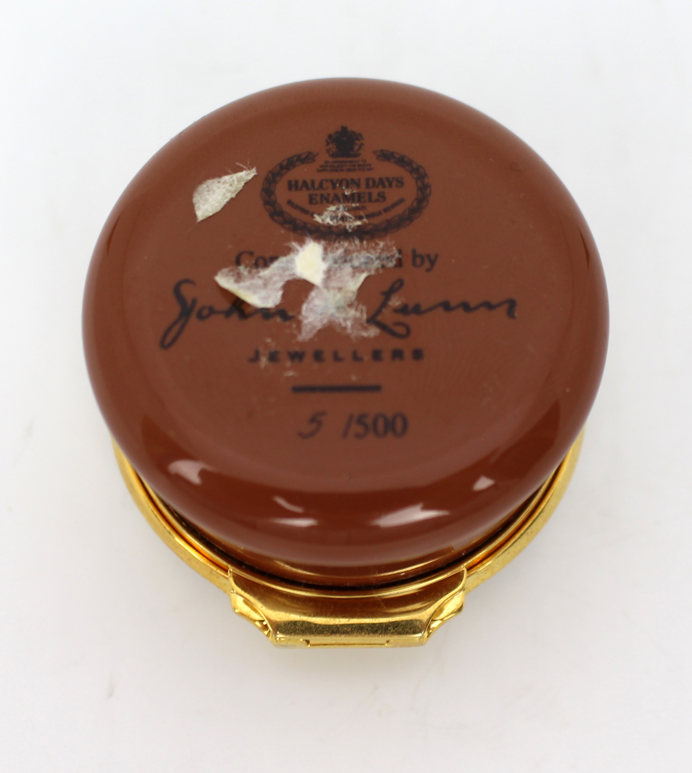 Collection of 3 Vintage Enamel Pill Boxes Halcyon Days