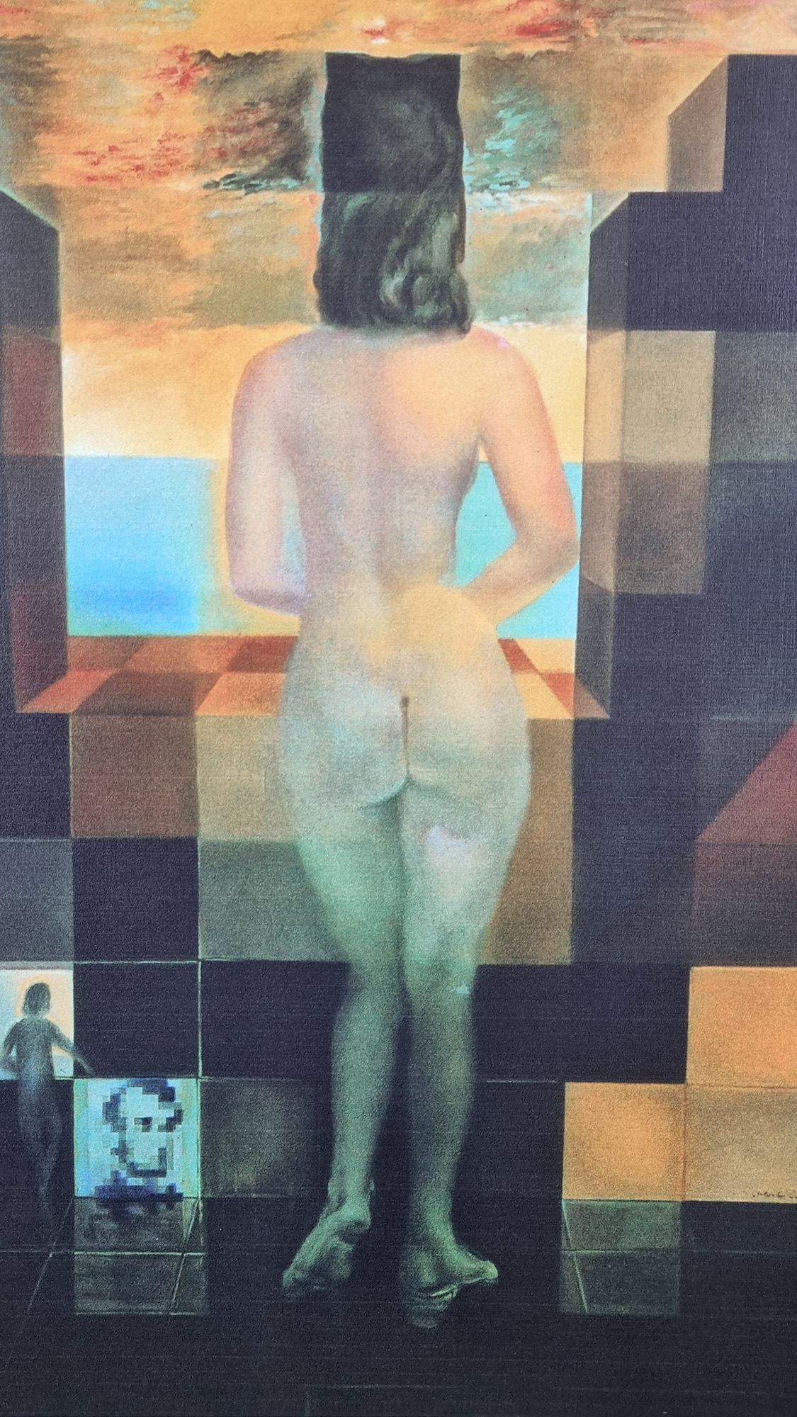 Salvador Dali Gala Nude (Abraham Lincoln) Limited Edition