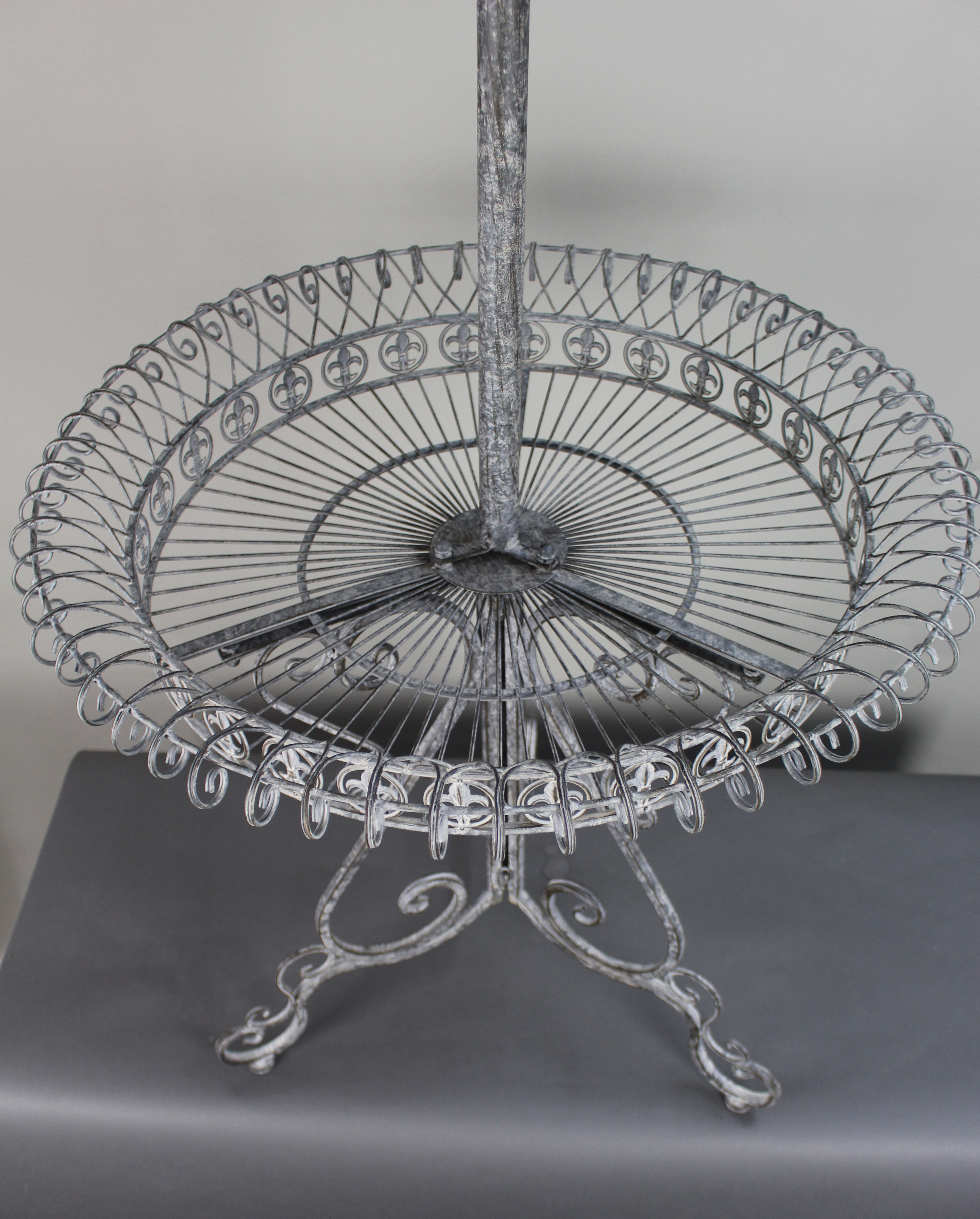 Vintage Holywood Regency Metal Garden Stand