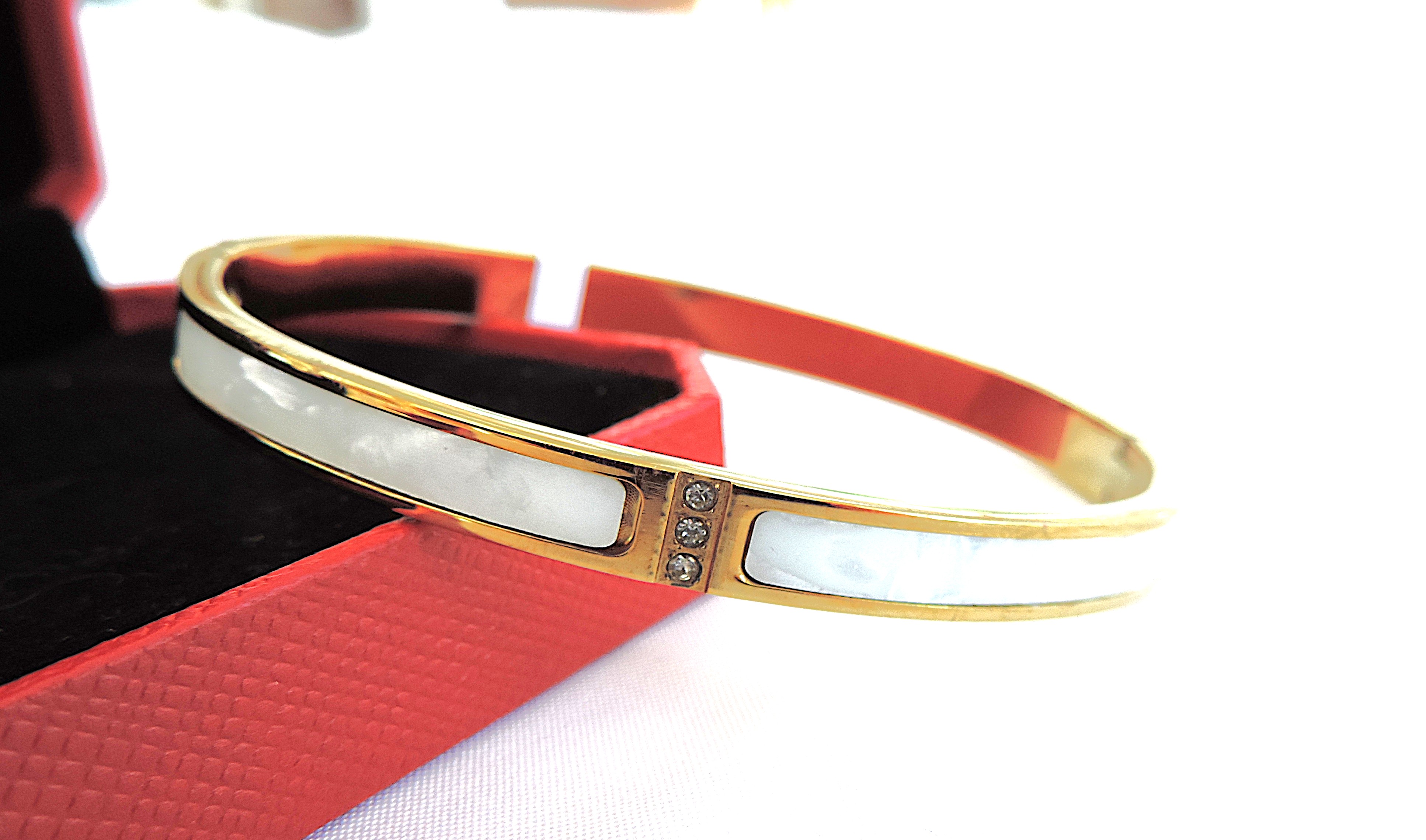 Orrevé 18k Gold Plated Zircon Bracelet 'New'