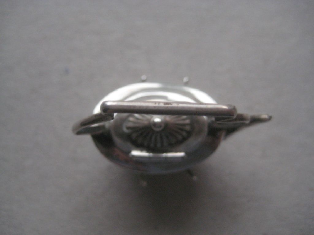Antique Miniature Silver Fireside Kettle, Birmingham 1905