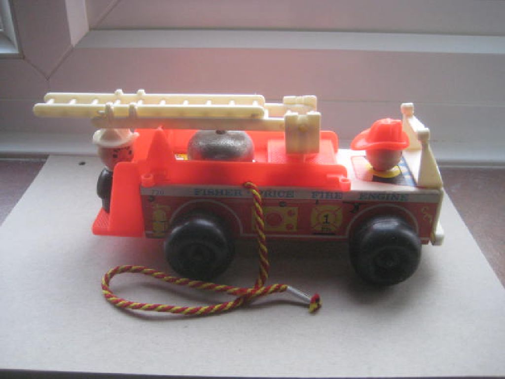 Vintage Fisher Price Fire Engine, Model Number 720
