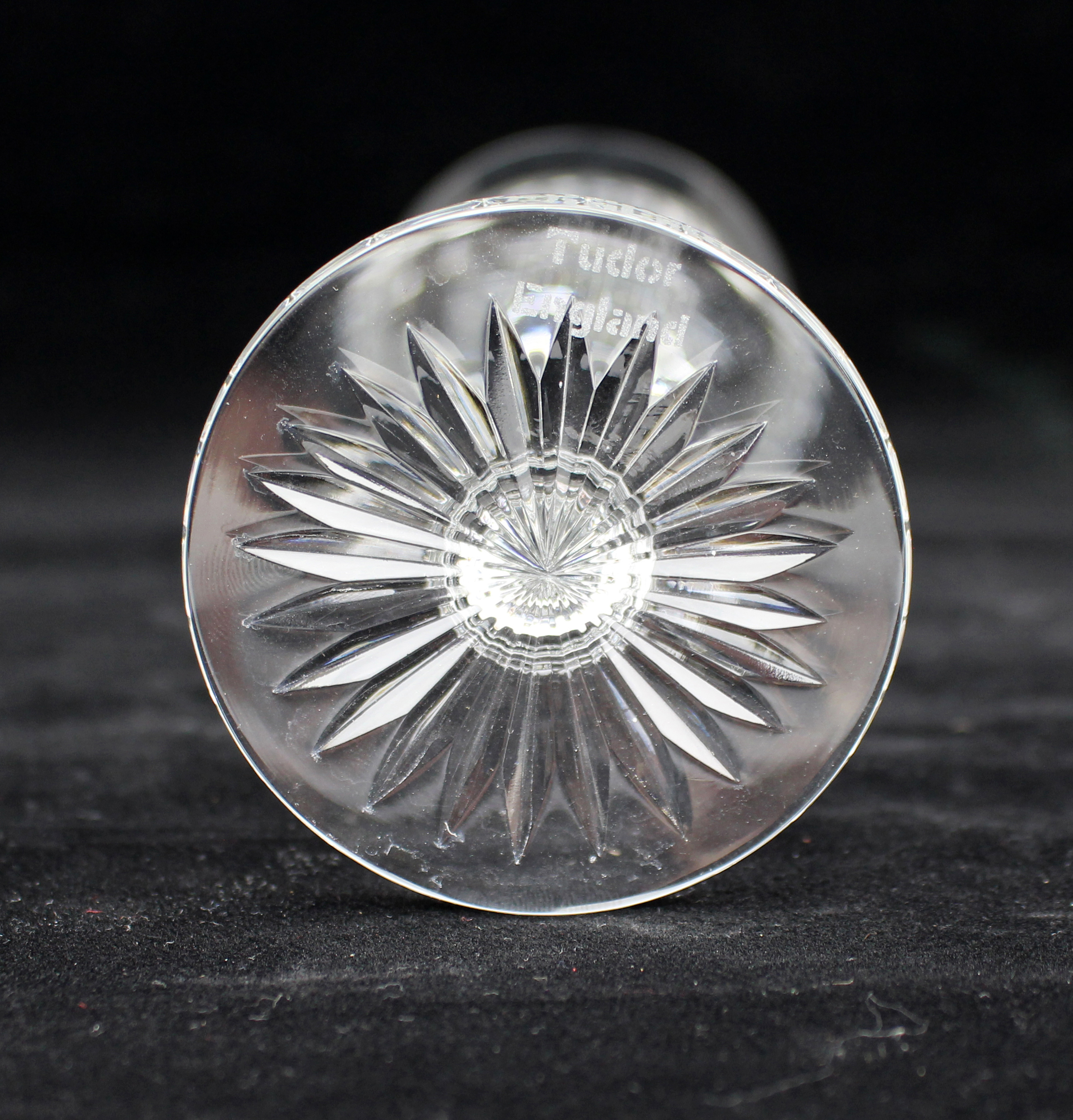 Fine Suite of 48 Tudor Crystal “Castile” Pattern Glasses