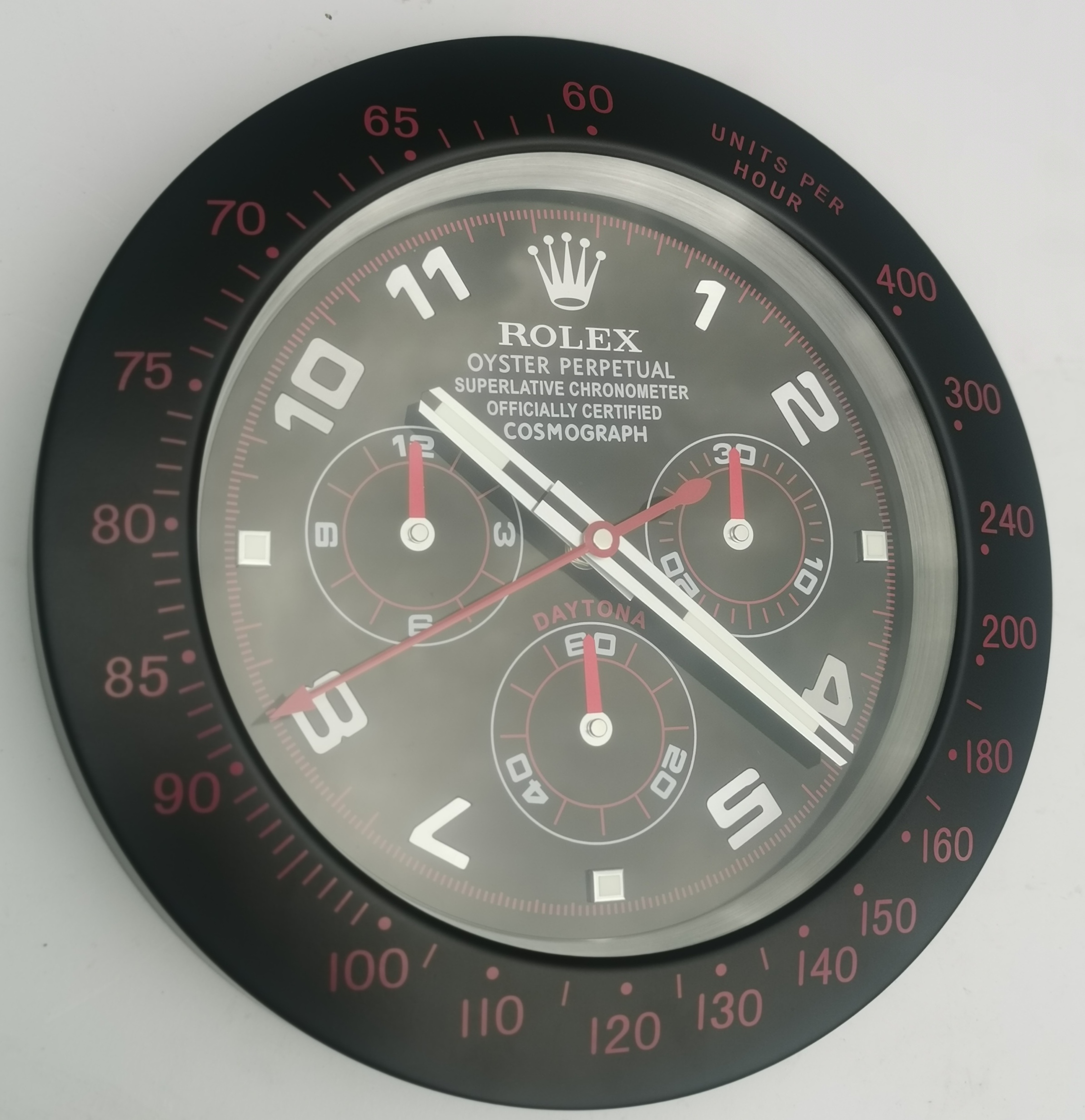 Rolex Daytona Dealer Display Wall Clock