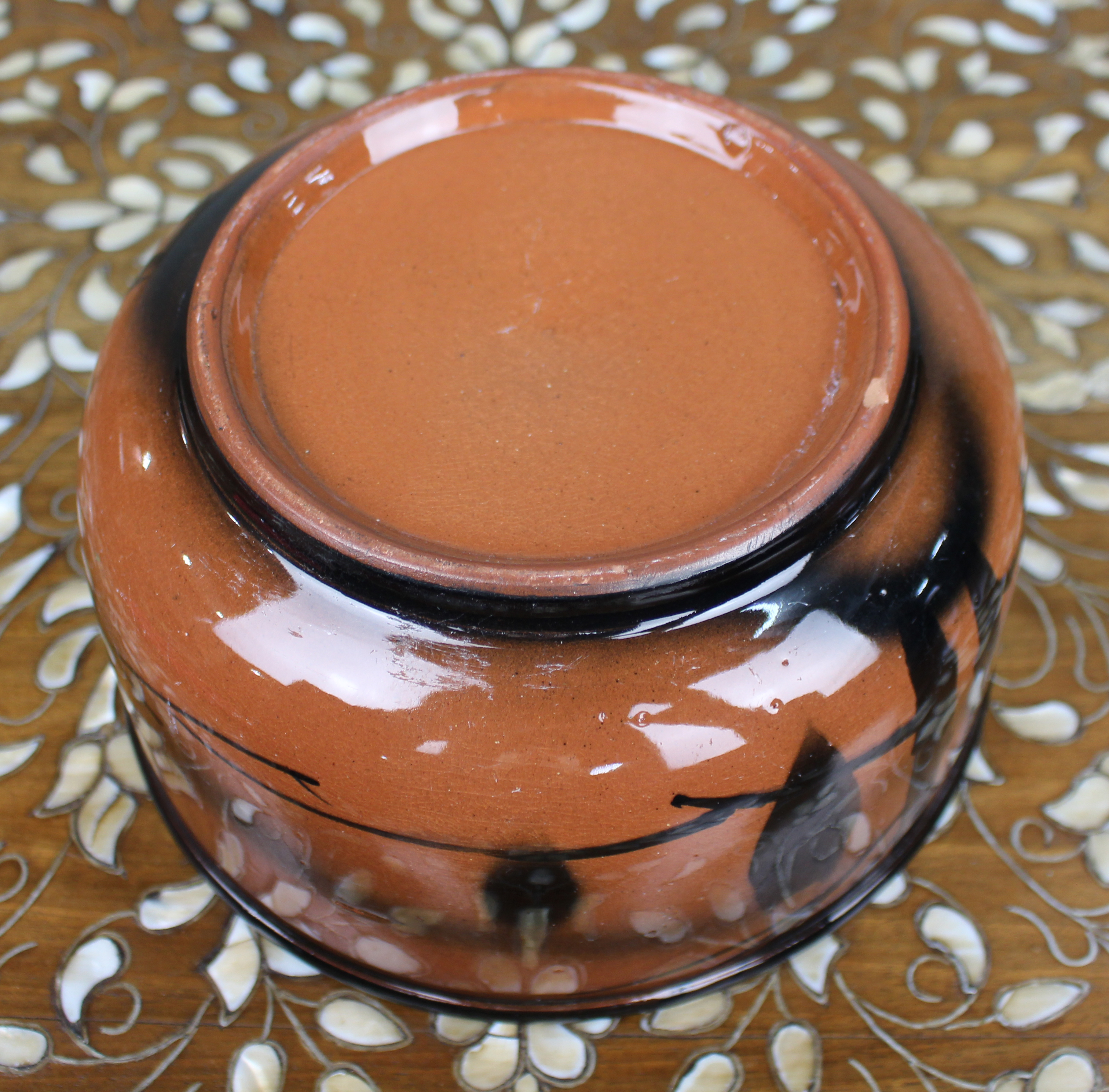 Studio Pottery Owl Bowl