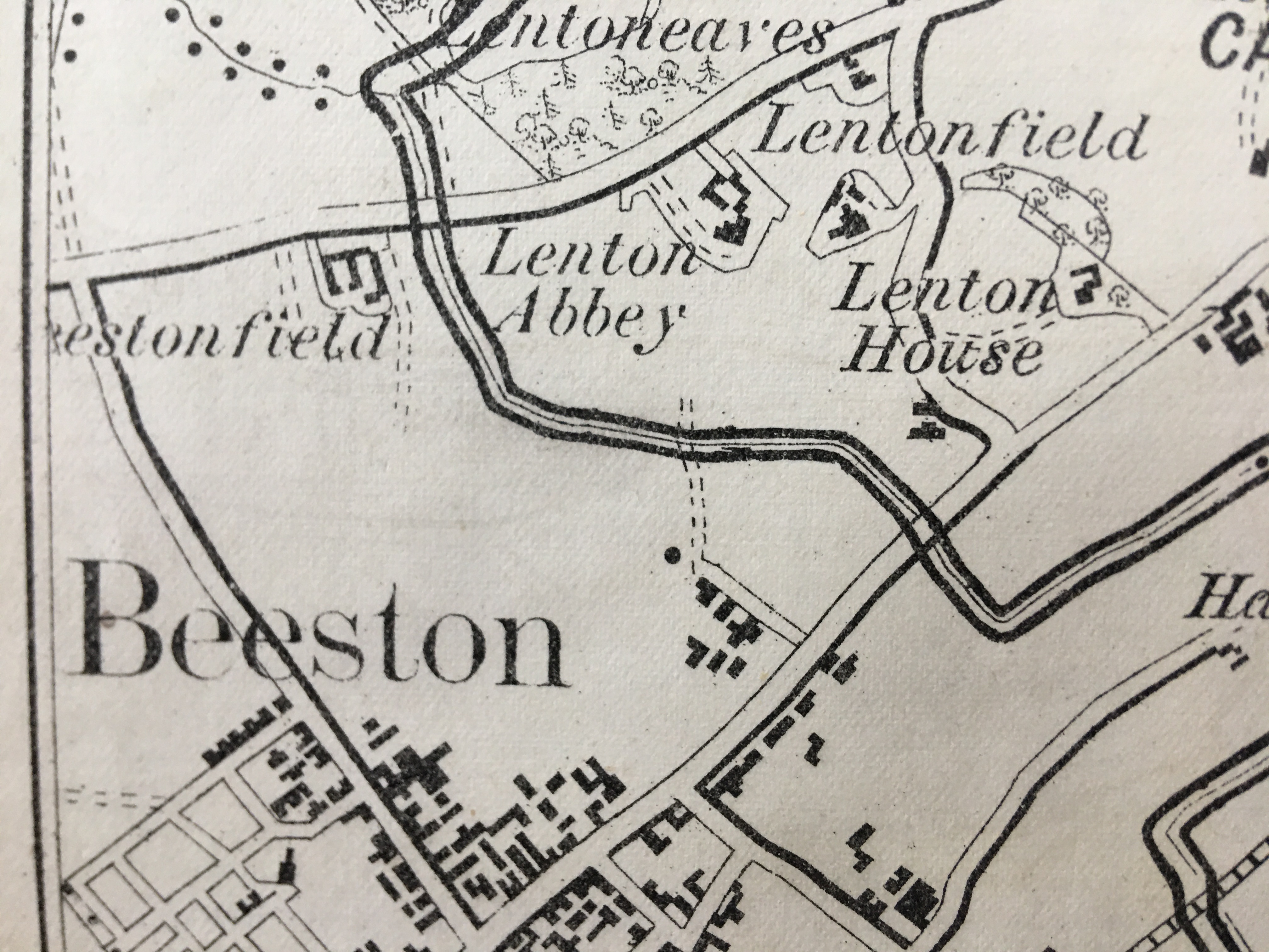 Antique 139 Years-Old Scarce Map City of Nottingham 1885 Boundary Changes.