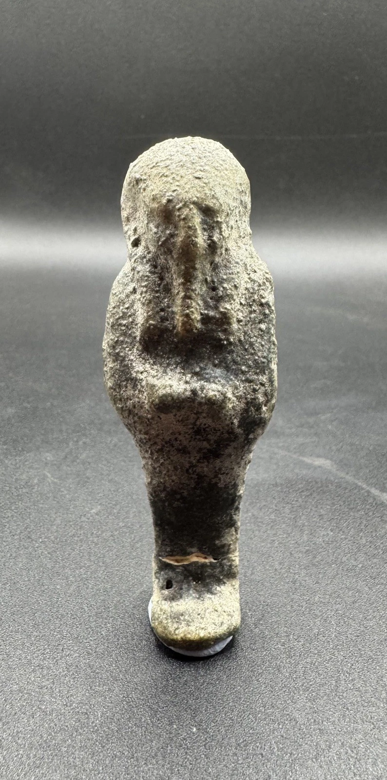 Ancient Egyptian Green Faience Shabti, 664-332 BC (C55)