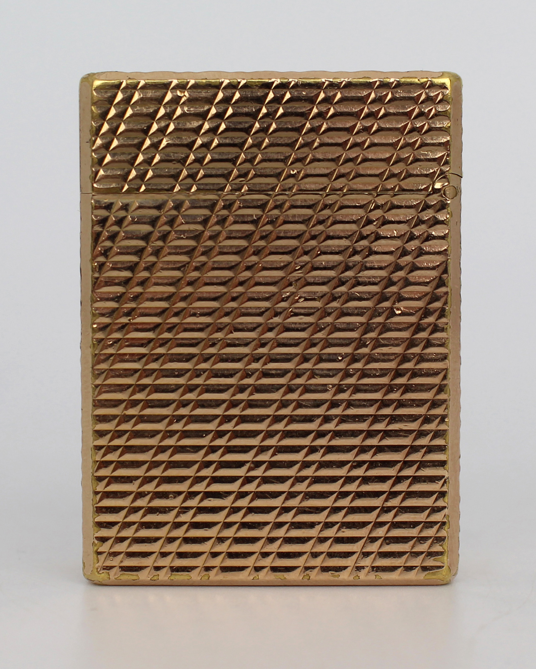 Vintage S.T. Dupont Paris Small Ligne 1 Gold-Plated Lighter – c.1970s