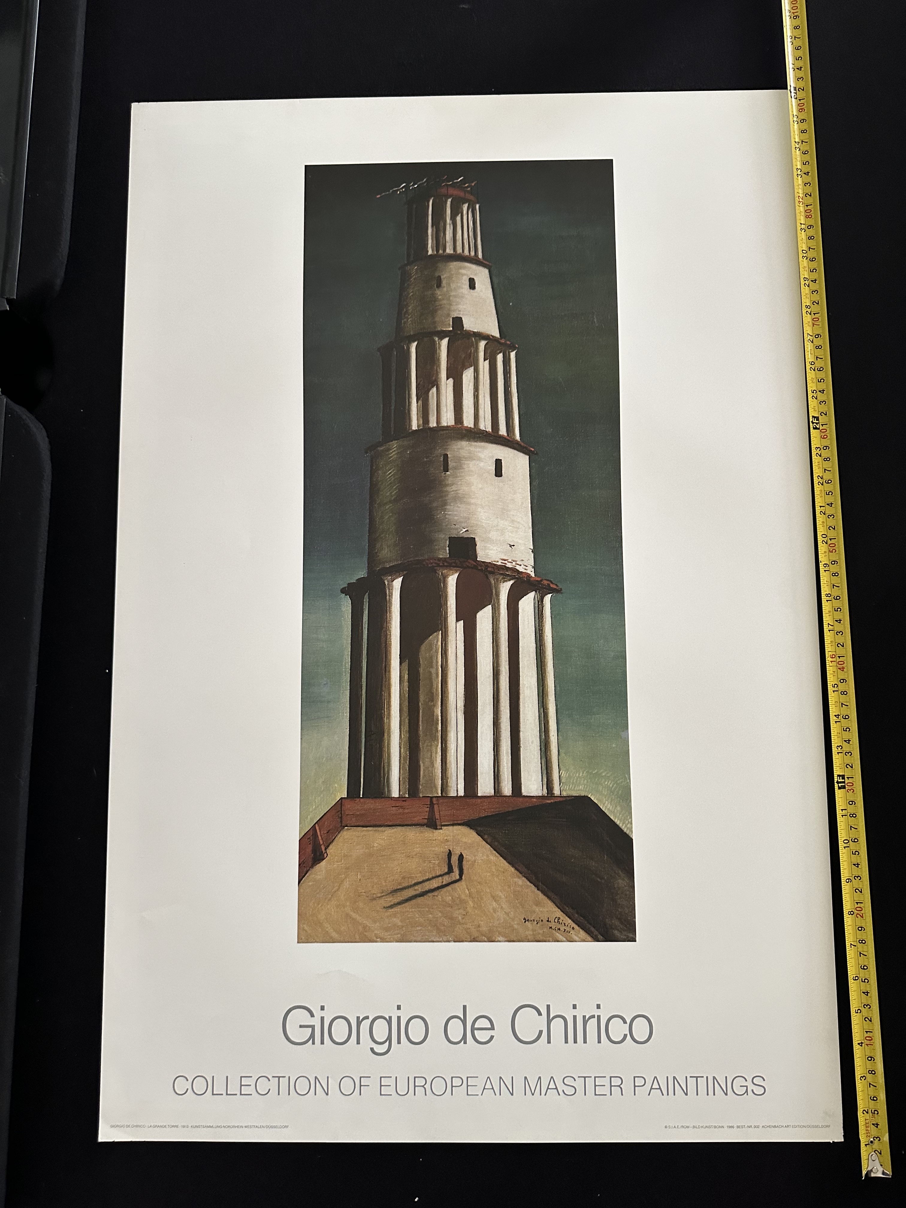 Three x Giorgio Chiricio Posters 1986, 2x 1992