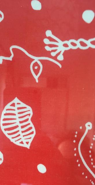 Yayoi Kusama (b 1929) ‘Faces’ Silk Screen Printed On Cotton, Framed, 2021