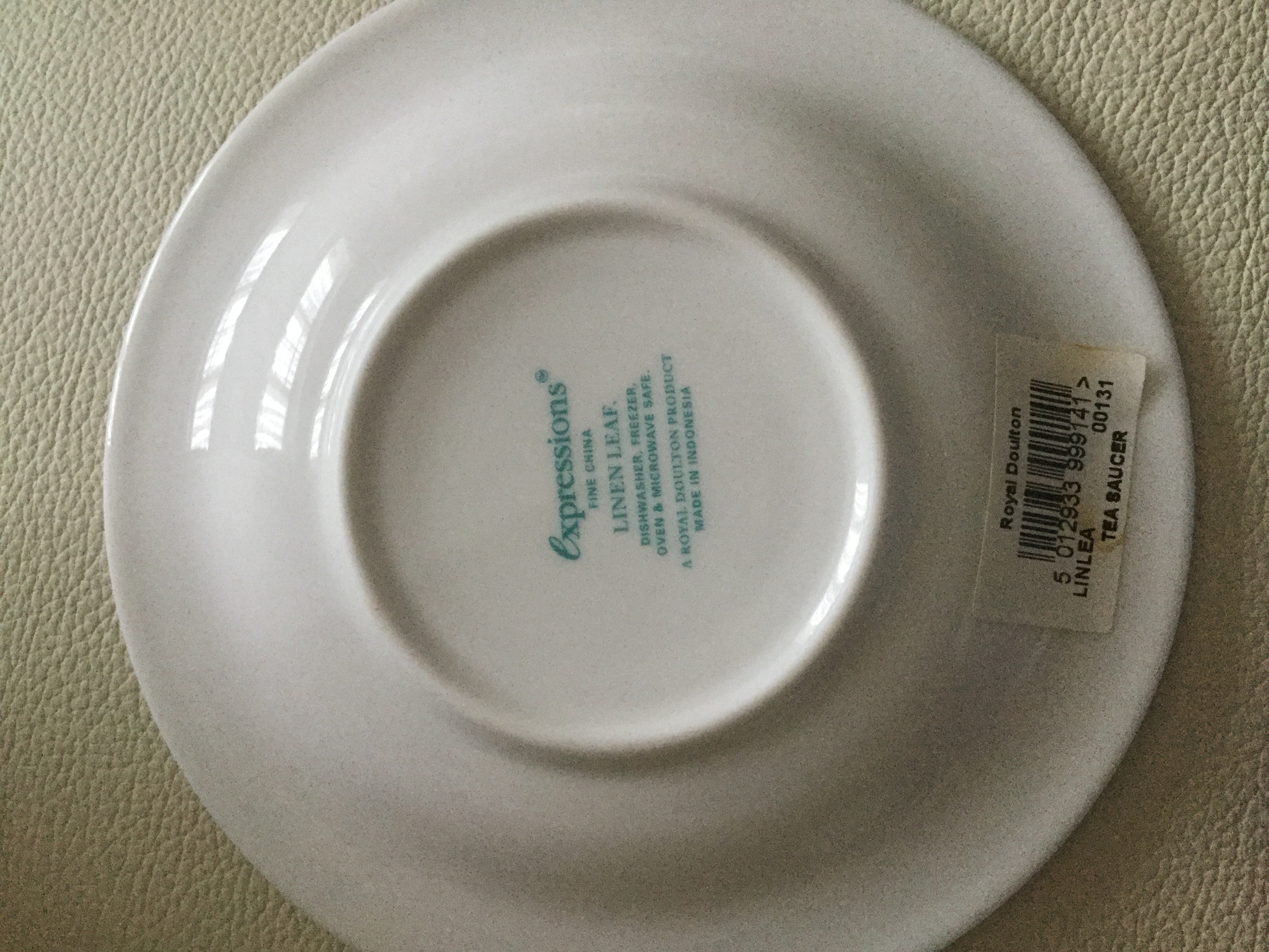 Royal Doulton Expressions - Linen Leaf - Tea Set x 8 New