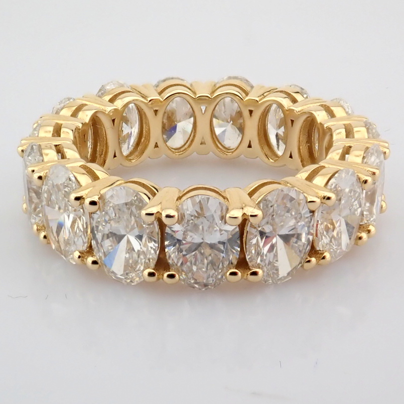 Oval Cut Lab-Grown Diamond Ring - 8 Total Carat (MDI Certified)