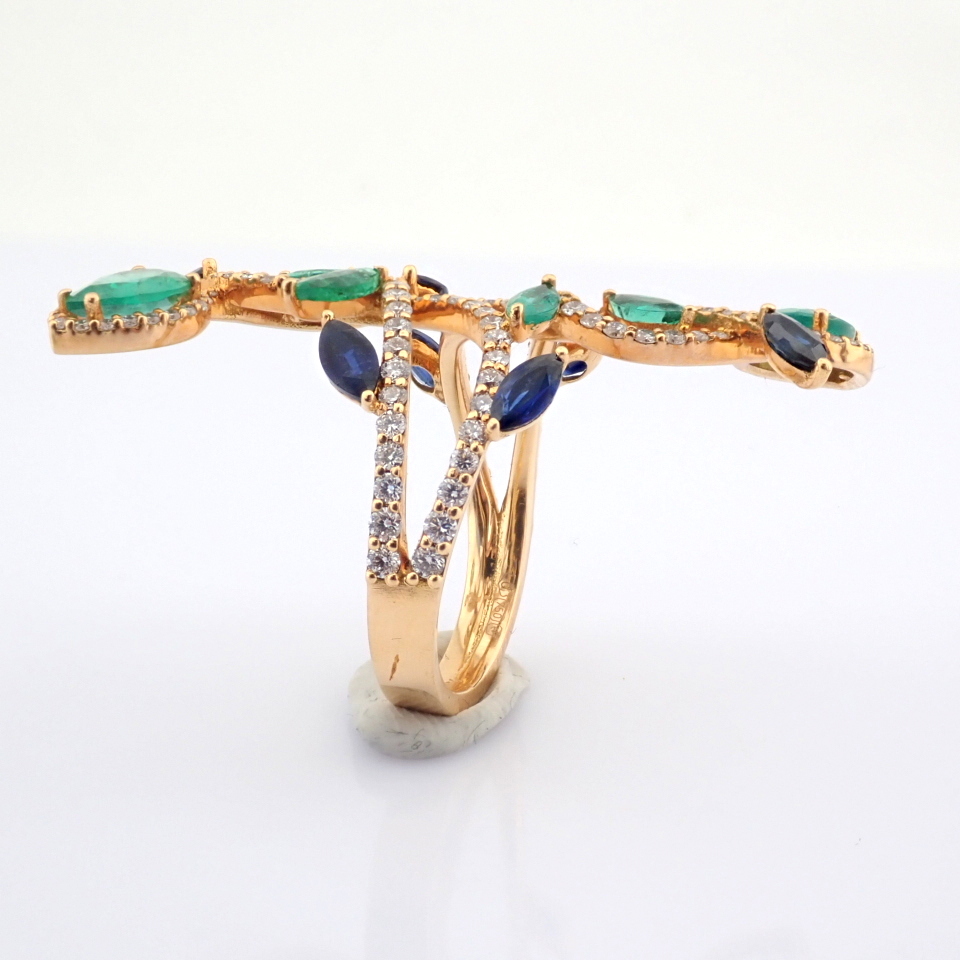 Natural Diamond 18K Rose/Pink Gold Ring