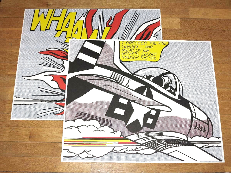 Roy Lichtenstein Diptych 'WHAAM'