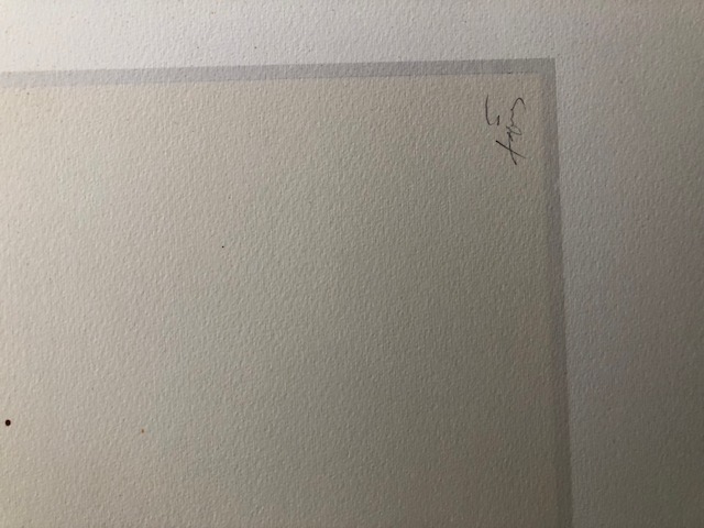Antoni Tapies (1923-2912 Rare Numbered Lithograph. 1982