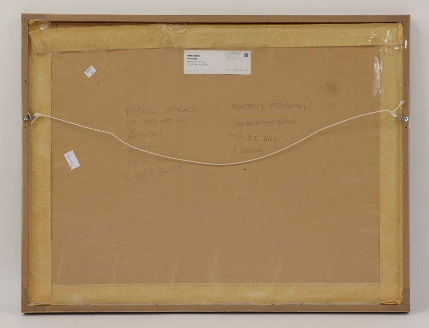 Mark Harris (1972 -) 'Double Bill'  Pop Art Etching In Colours Limited Edition, 1/15, 1999