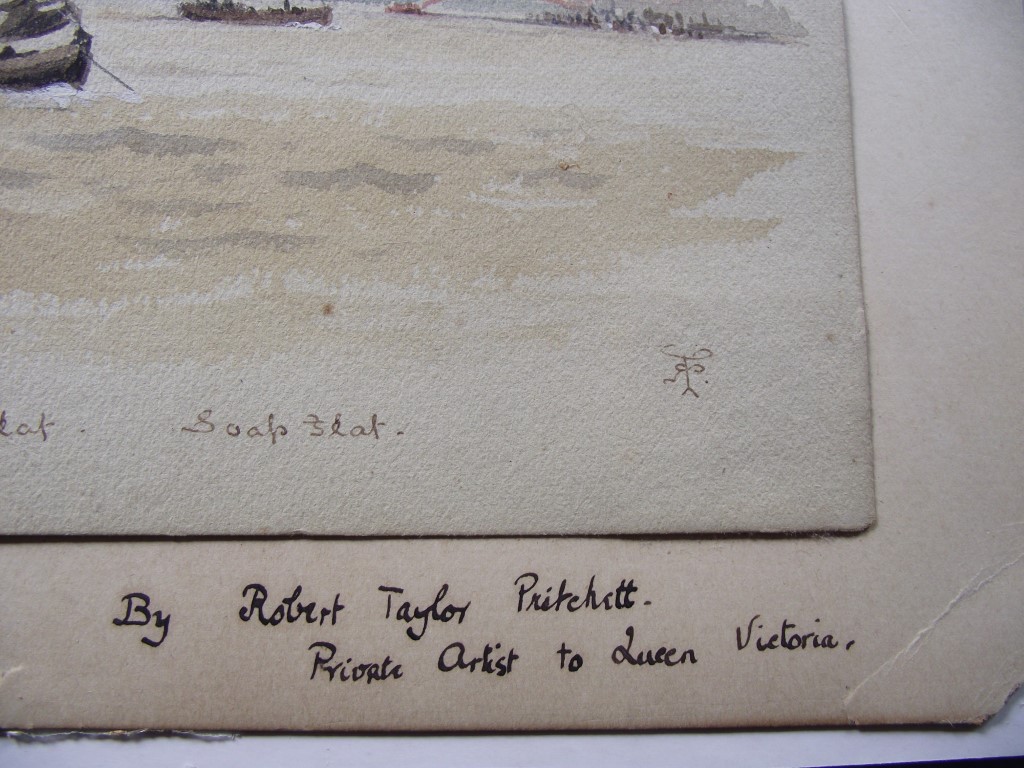 Robert Taylor Pritchett (1828-1907) - Maritime Watercolour Signed With Monogram