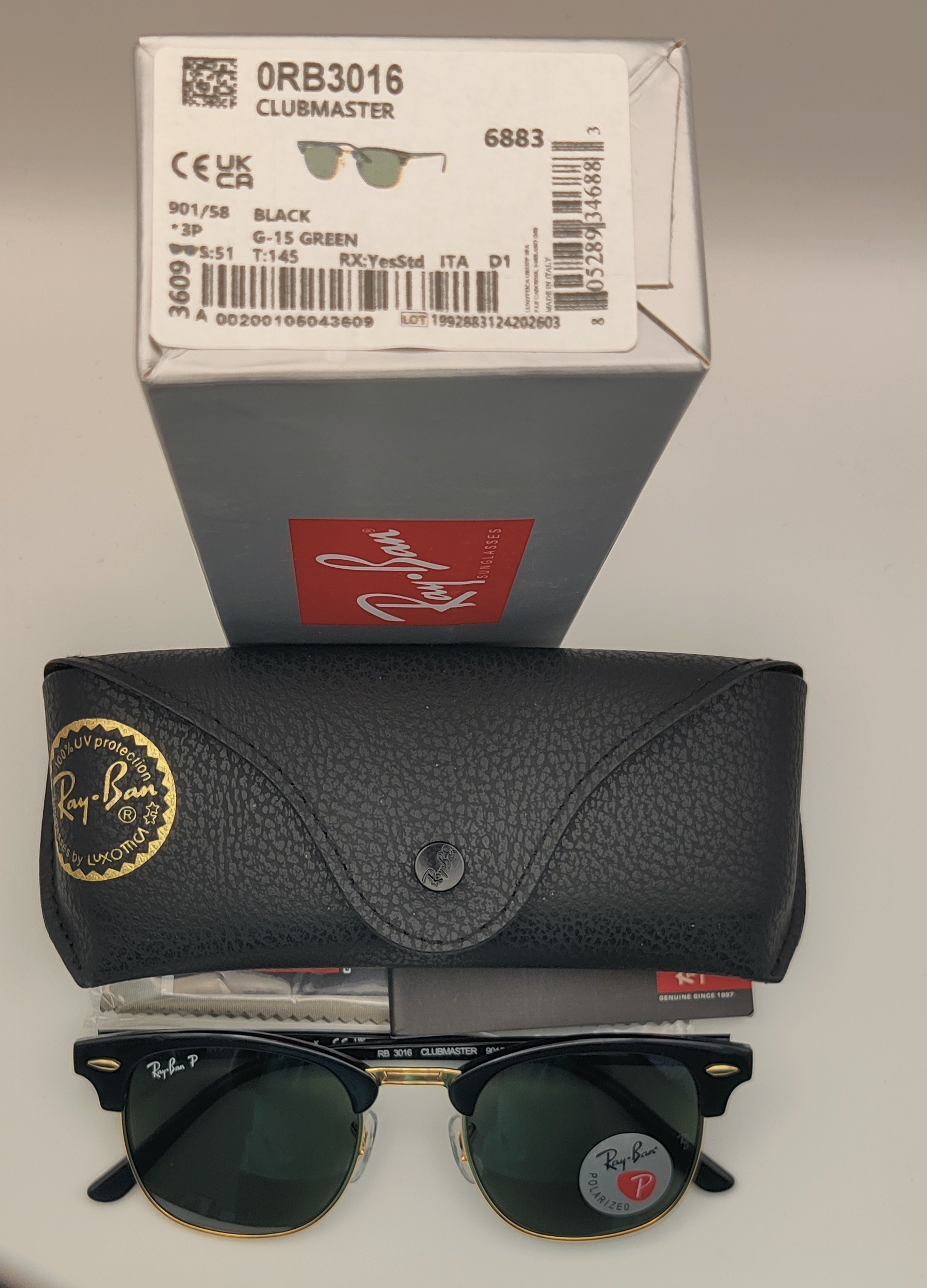 Ray Ban Sunglasses ORB3016 901/58 *3P