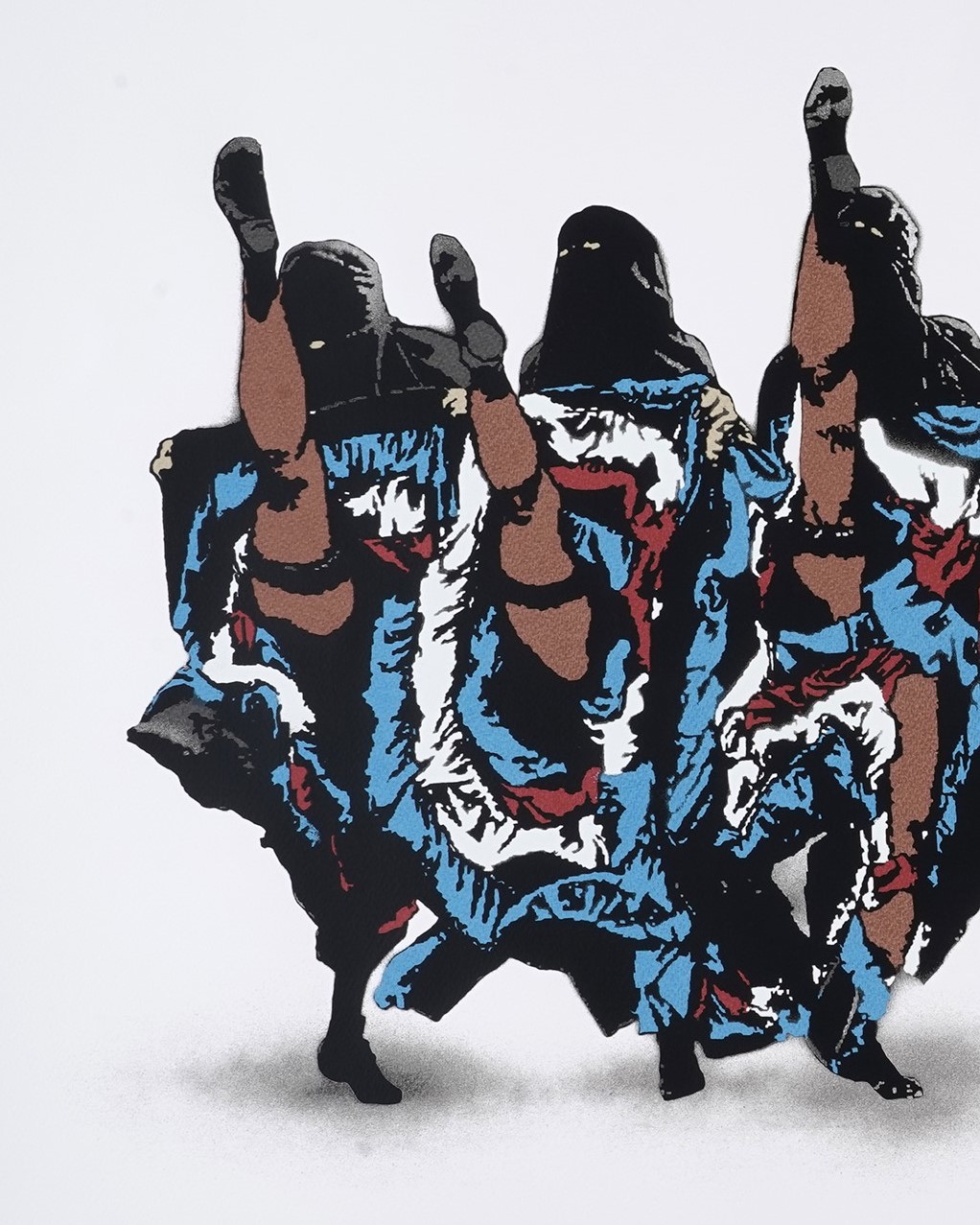 Nick Walker (b 1969) ‘Coran-Can’, Large Screenprint Editioned, Signed With COA, 2010