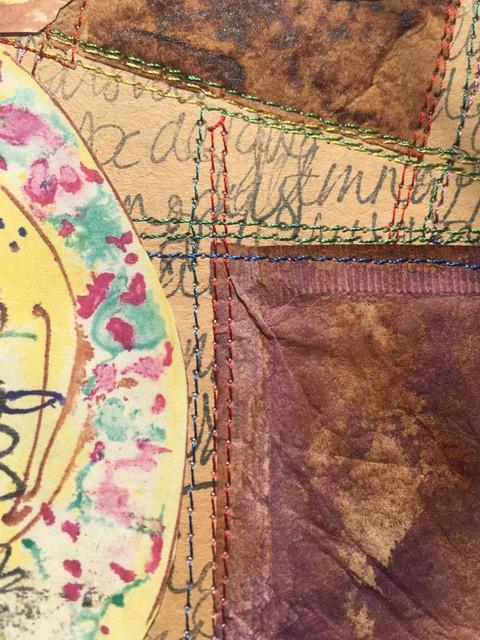 Grayson Perry (b.1960) Manner of ‘Untitled’ Portrait of A Lady, Mixed Media and Collage, Framed