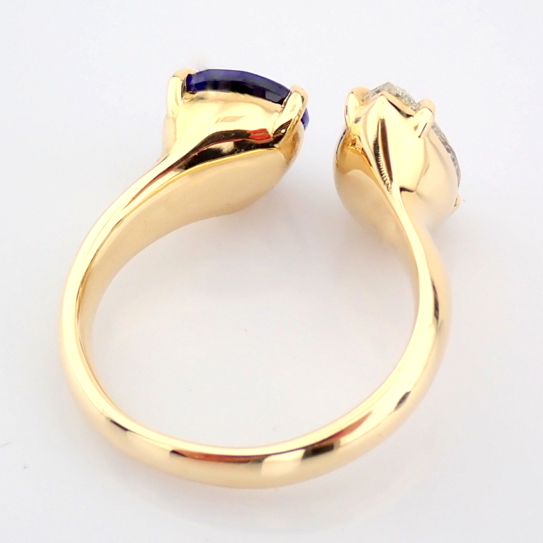 Pear Cut Lab-Grown Diamond Ring - 3.65 Total Carat (IGI Certified)