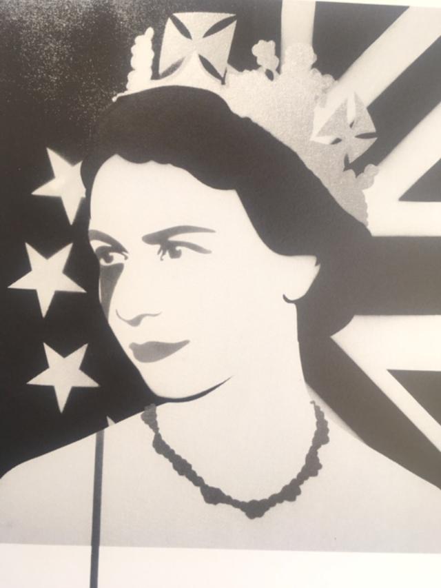 Pure Evil (b.1968) ‘Queen Elizabeth Brexit’, Screenprint, Artist's Proof, 2016