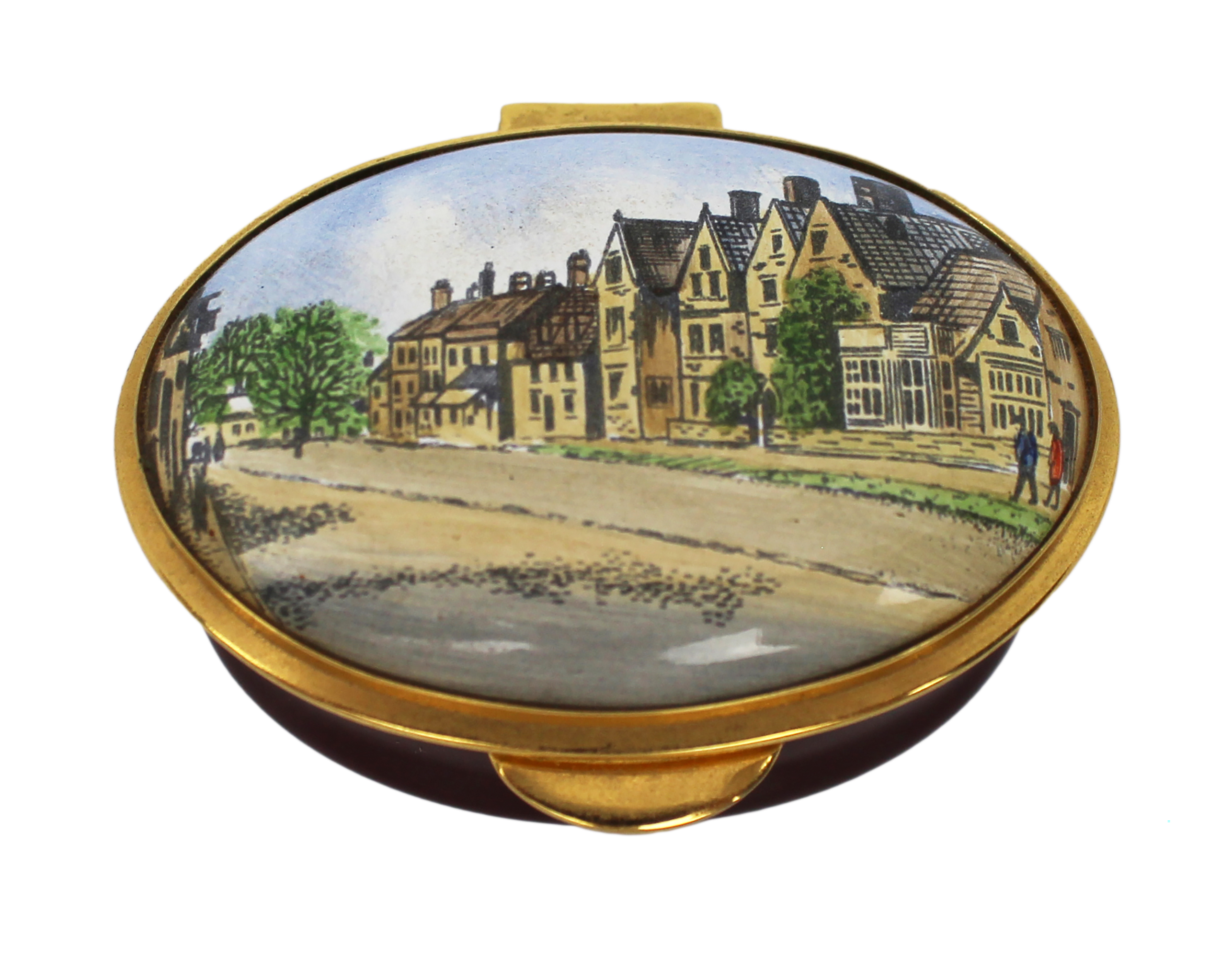 Collection of 3 Vintage Enamel Pill Boxes Halcyon Days