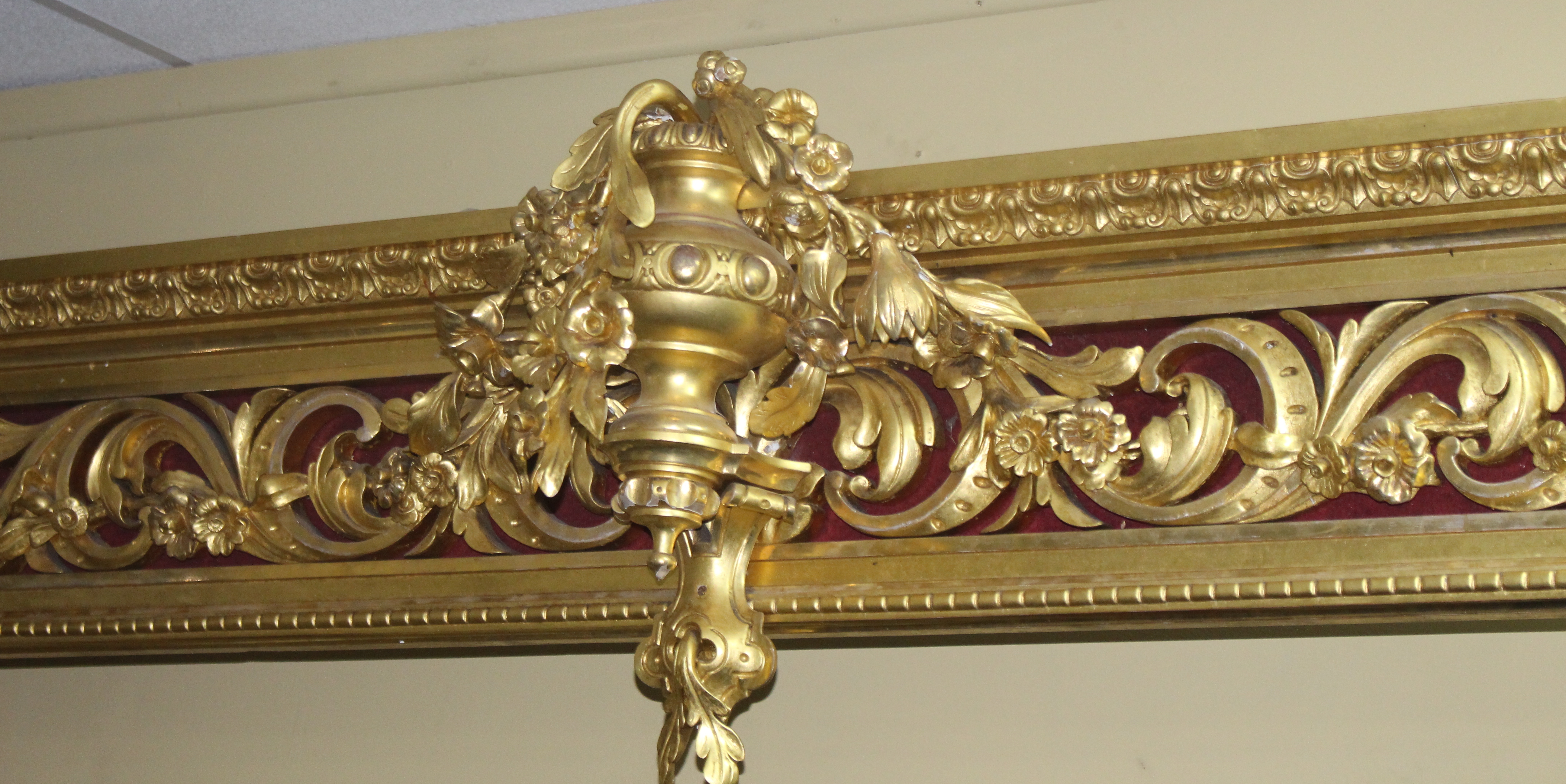 Regency Carved Wood Composition Pelmet by D.J. McLauchlan