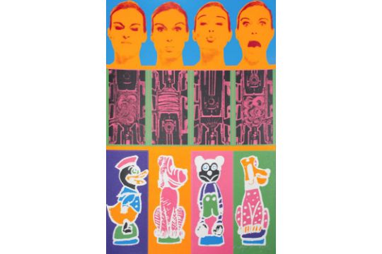 Sir Eduardo Paolozzi (1924-2005) Hand Signed and Numberd. Moonstrips Empire News Series.