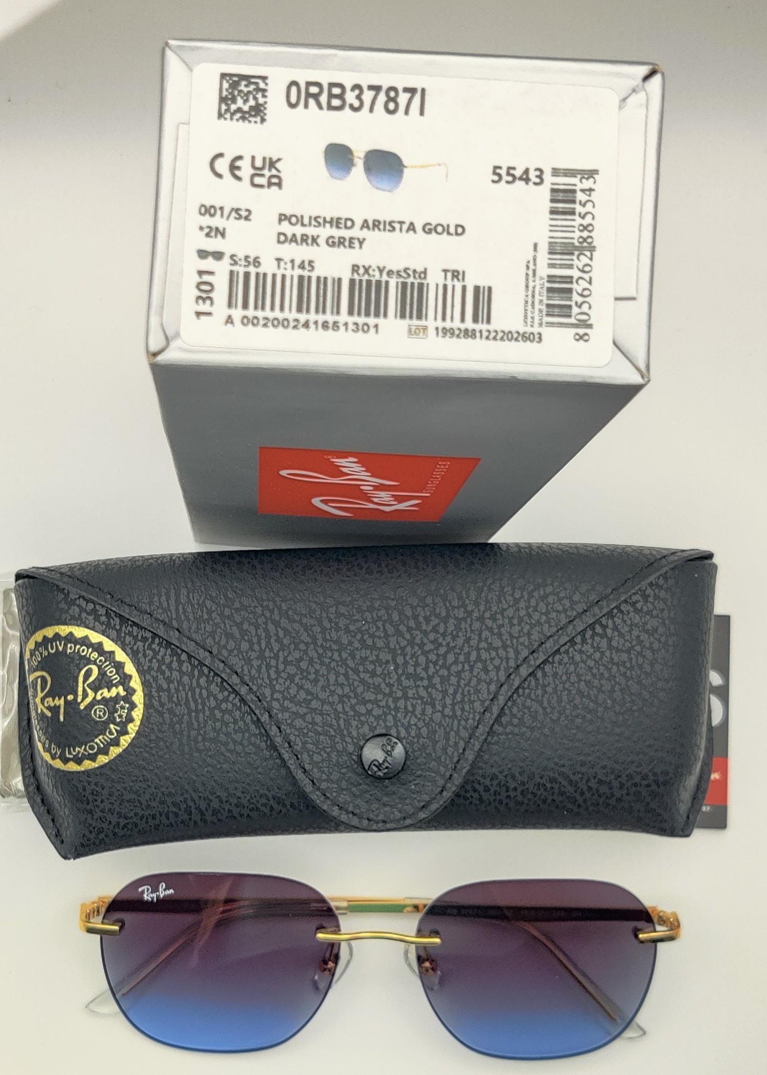 Ray Ban Sunglasses ORB37871 001/S2 *2N