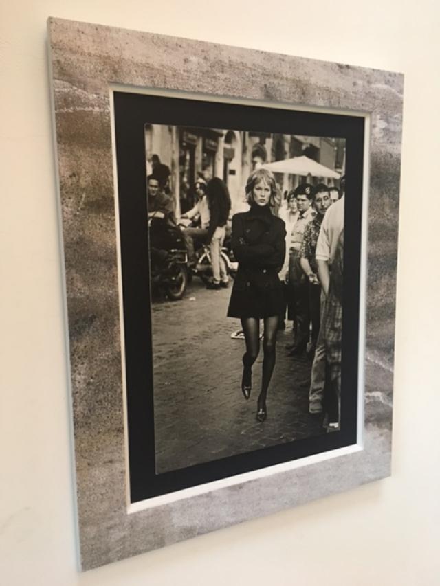 Kate Moss, Peter Lindbergh (b 1944-2019) Rome, 1995, Framed B and W, Photo