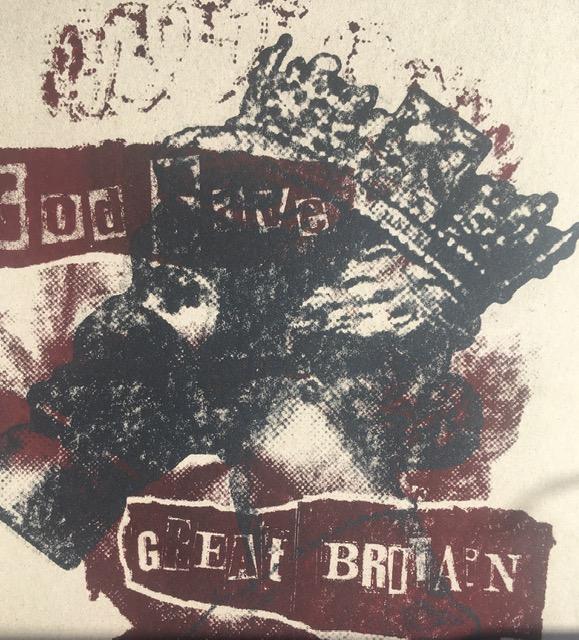 Jamie Reid (1947-2023) James Cauty (b.1956) 'God Save Great Britain', Screenprint, Test Proof, Frame