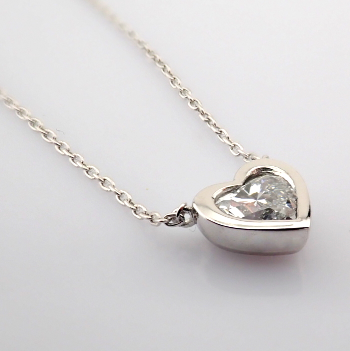 Heart Cut Lab-Grown Diamond Necklace - 0.43 Total Carat (MDI Certified)