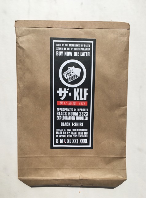 The KLF Official Exploitation Bootleg T-shirt, Black With Red, Grey White, L, Black Room 2323, 2026