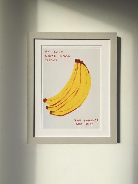David Shrigley OBE (b 1968) ‘Good News’, Shrig Mini Series Offset Lithograph, Framed, Edition, 2022