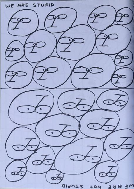 David Shrigley OBE (b1968) ‘Fully Coherent Plan: For A New and Better Society’, Edition, 2019