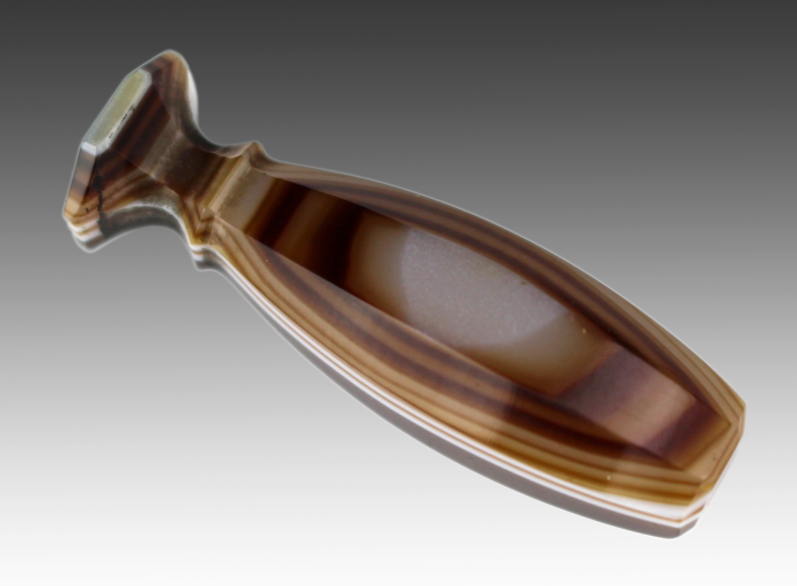 19th Century Banded Agate Desk Seal