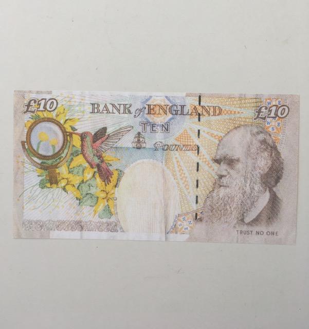 Banksy (British b.1974-) Original Banksy Di-Faced Tenner. Notting Hill Carnival 2004. Mint Condition