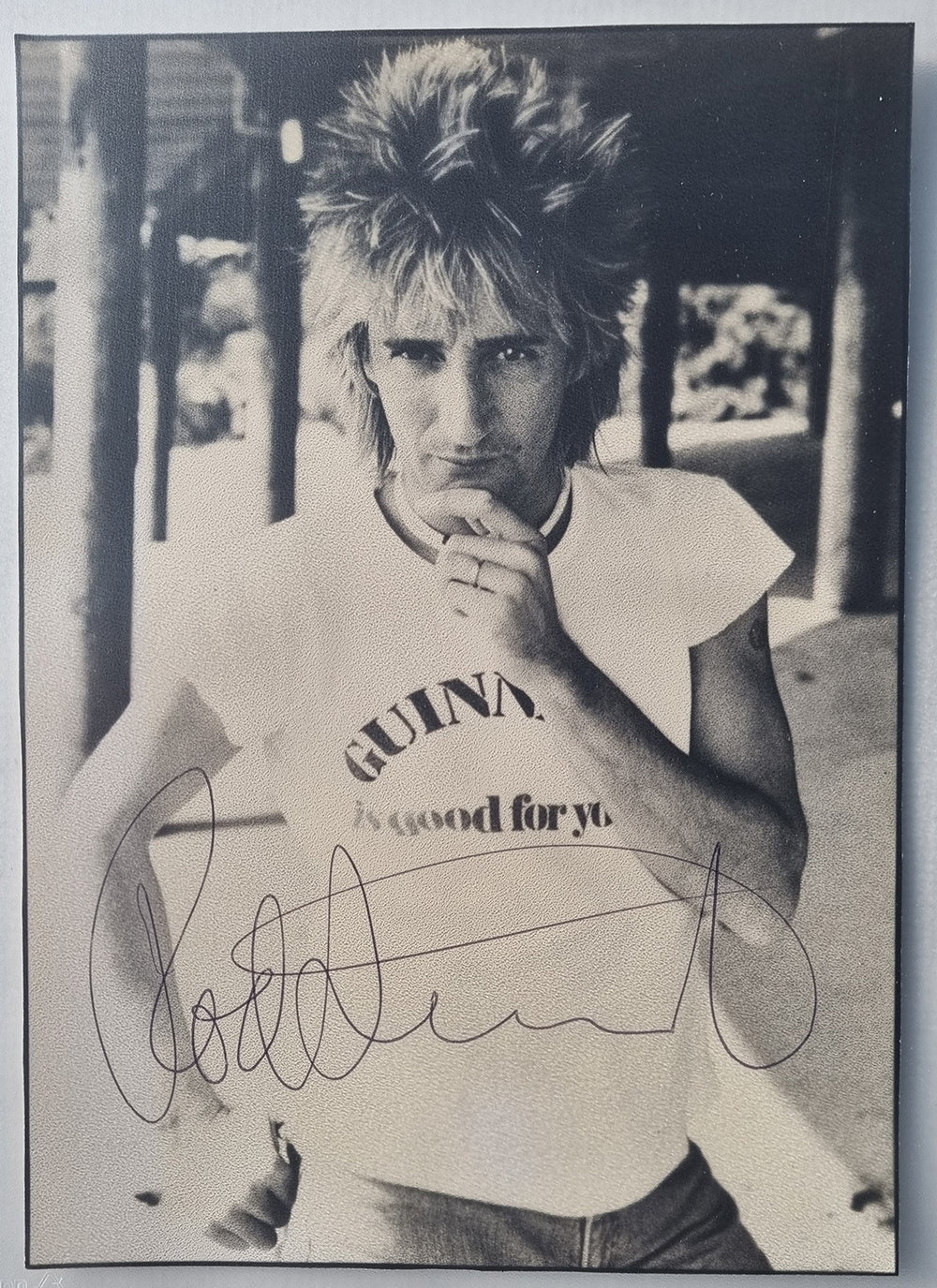 Rod Stewart Signed Photograph