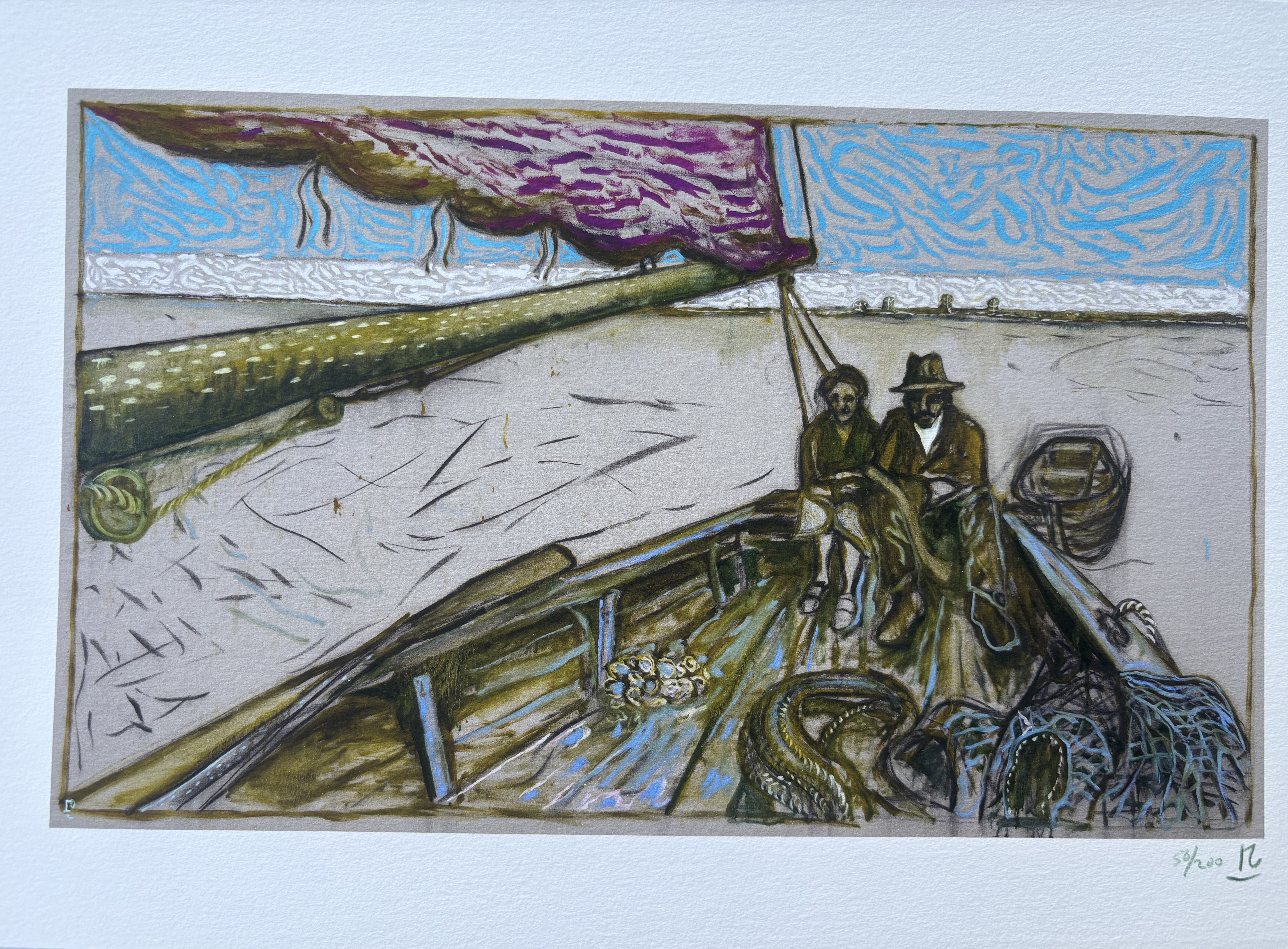 Billy Childish Hand Signed Limited Edition Free Post UK Couple