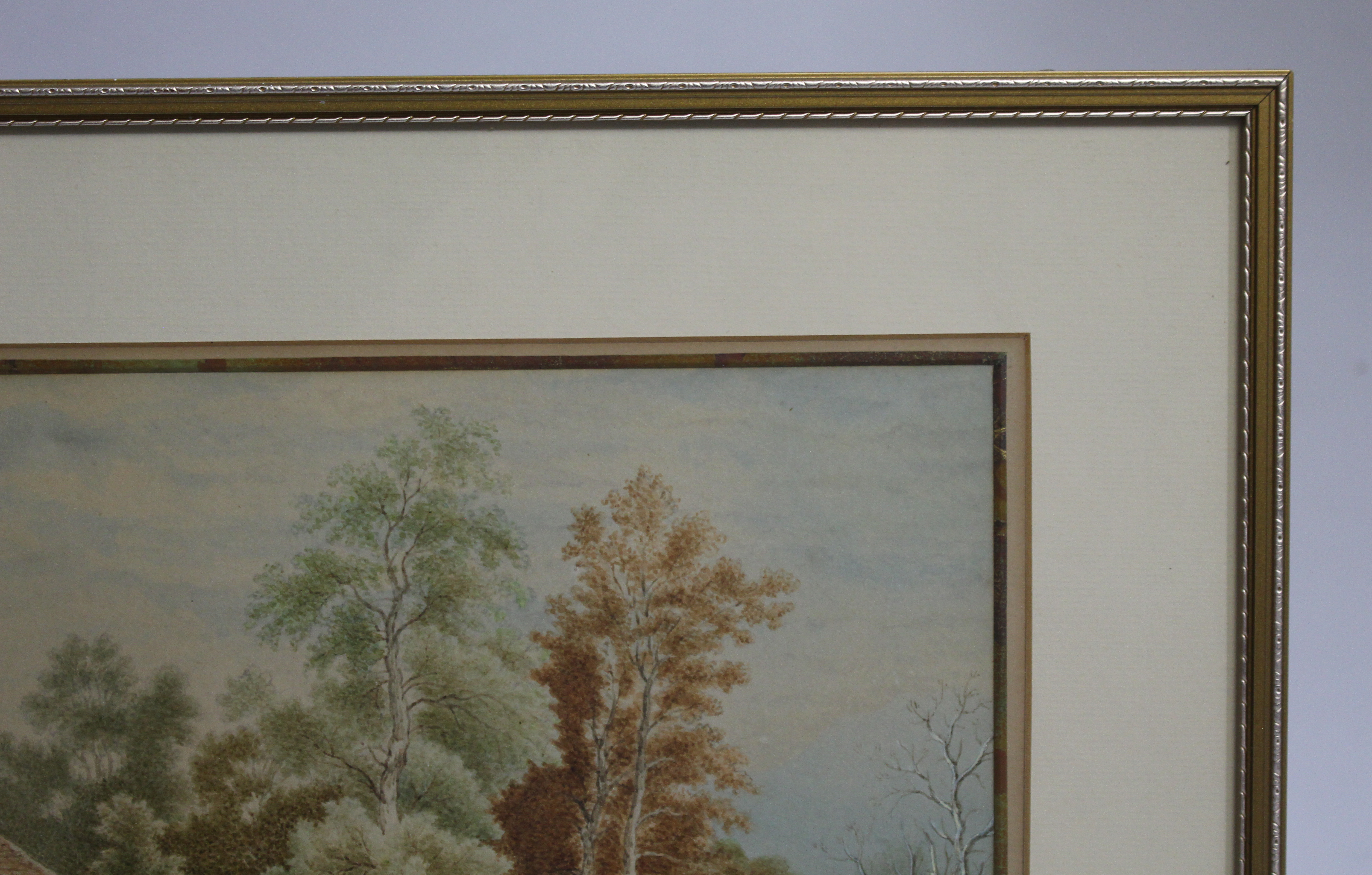 Pair of 19th c. Watercolours by Th.Thibault 1891