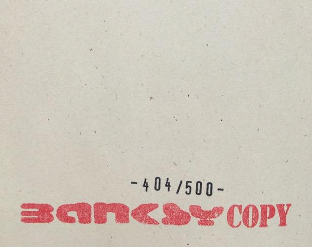 Banksy (b1974) ‘Pulp Fiction’ Screenprint, Editioned /500, Original West Country Prince, 2018