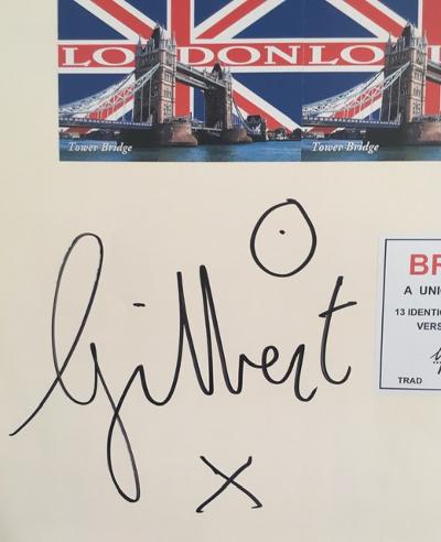 Gilbert & George (b.1943 & 42) Italian & British, Signed,Time Out London, Bridge Flagsky Ltd Ed 2009