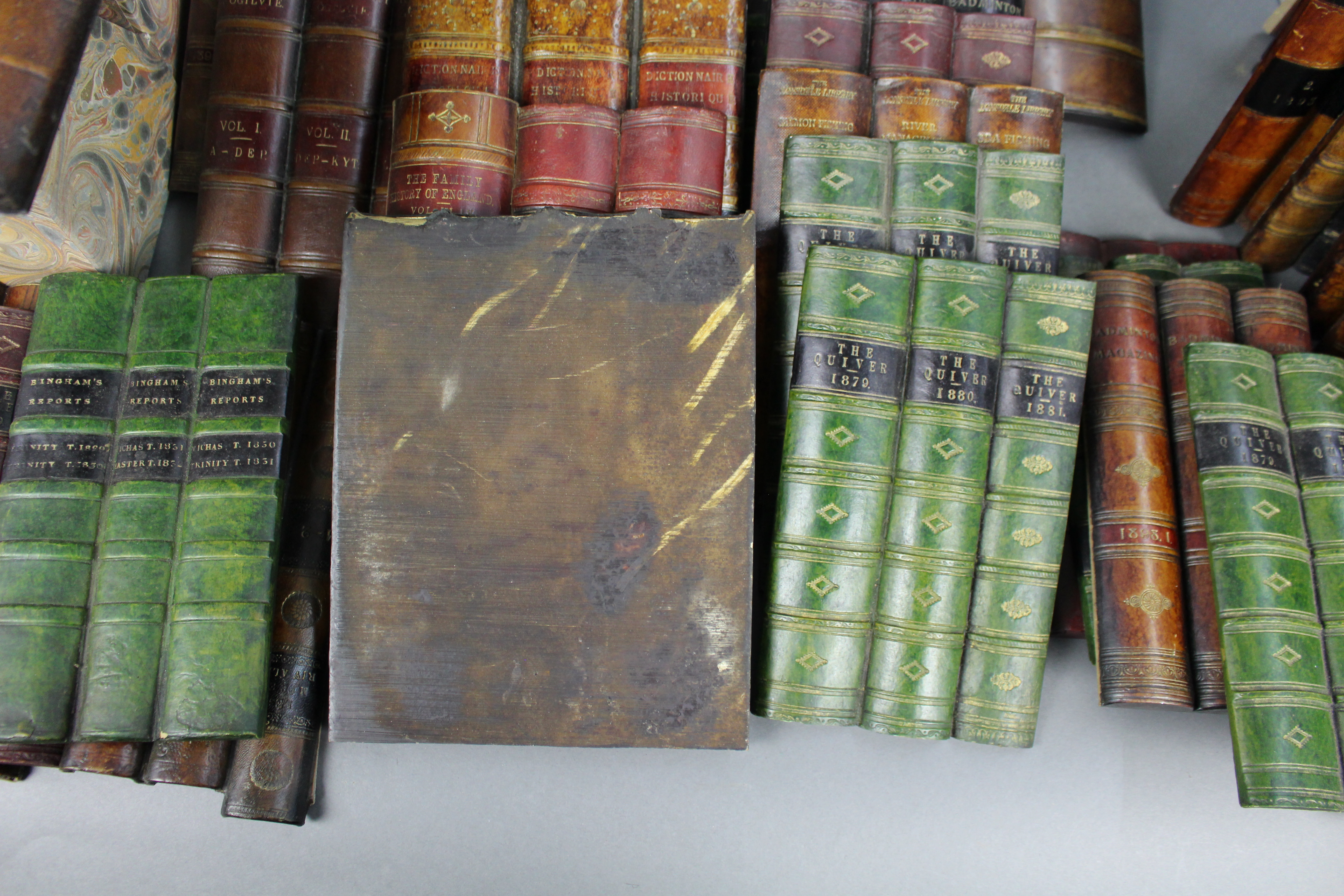 Substantial Collection of Decorative Faux Leather Fake Books